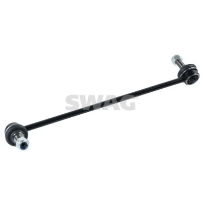Imagen de SWAG 90 92 8576 Bieleta de suspensión Eje delantero, derecha 341,1 M12 x 1,25 con tuerca autofijadora Acero negro HYUNDAI: SANTA FE 2, ix55