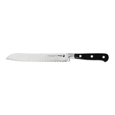 Imagen de Fagor Couper Cuchillo Cocina Profesional Pan 20 cm Hoja de Sierra Acero Inoxidable Grosor 2,5 mm, para Cortar en Trozos o Rebanadas, Mango Ergonómico
