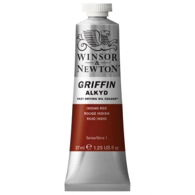 Imagen de Winsor &amp; Newton Griffin Alkyd Tubo óleo de secado rápido, 37 ml, Rojo Indio