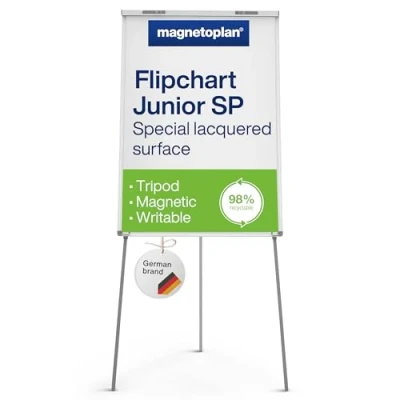 Imagen de Flip chart JUNIOR SP, magnético, superficie de escritura 680 x 1045 mm.