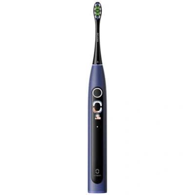 Imagen de Oclean X Lite Cepillo de dientes eléctrico, electrico inteligente, 5 Modos, 72000 Movimientos por minuto, Cepillado suplementario, 40 Días duración, Recordatorio batería baja, IPX7, Azul
