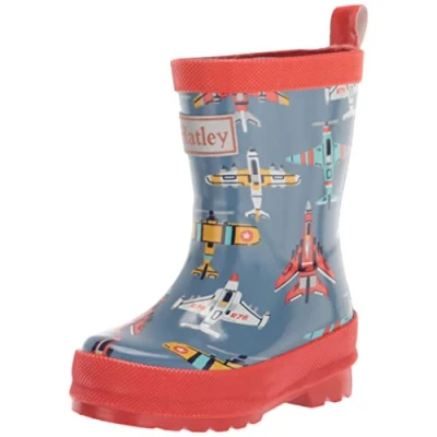 Imagen de Hatley Printed Wellington Rain Boots Gummistiefel, Bote de Lluvia, Flying Aircrafts, 21 EU