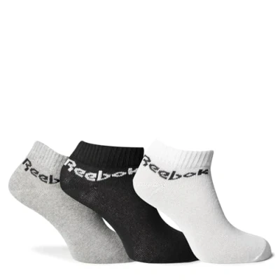 Imagen de Reebok Act Core Ankle Sock 3P Calcetines, Unisex Adulto, Blanco/Negro/Brgrin, L