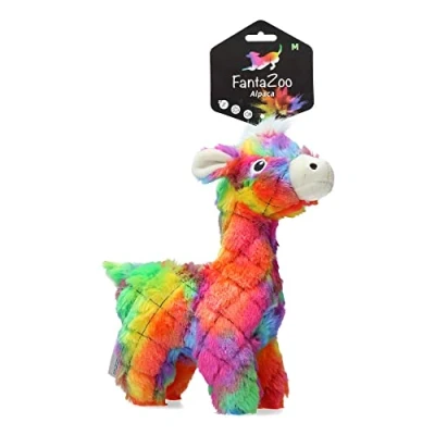 Imagen de Fantazoo Juguetes De Peluche Para Perros Alpaca Medio