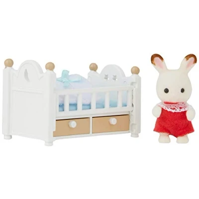 Imagen de Sylvanian Families 5017 Set de cuna Crème Conejo Chocolate