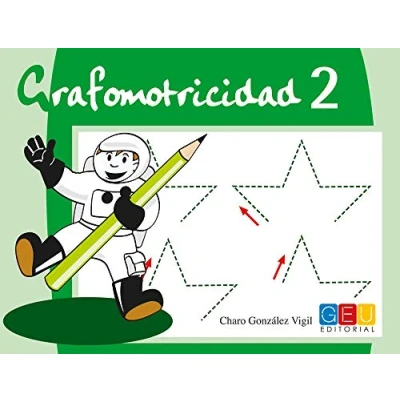 Imagen de Grafomotricidad 2/ Editorial Geu/ Educación Infantil/ Mejora Del manejo lápiz y La Escritura/ Recomendado para trabajar en Casa O El Aula (Niños de 3 a 5 años)
