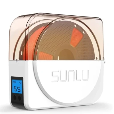 Imagen de SUNLU Impresora 3D Secador de Filamento S1 Plus con ventiladores, para PLA/PETG/TPU/ABS y Otros Filamentos, Apto FDM 1.75mm/2.85mm/3.00mm. (blanco)
