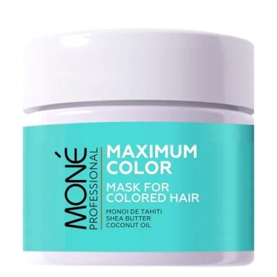 Imagen de MONÉ PROFESSIONAL Mascarilla Fijadora del Color con Queratina para Cabello Teñido Protección y Brillo Hidrata, Nutre Protege el Seco Dañado 300 ml