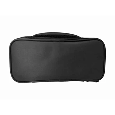 Imagen de NERTHUS Lunch Bag Negra Rectangular Fiambrera bolsa termica porta alimentos individual, 1 bolsillo, Tela Resistente, Herméticos