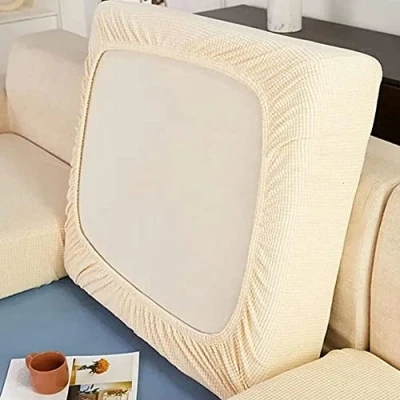 Imagen de Funda de cojín Asiento Sofá 4/3/2/1 Asiento, Alta Elasticidad, Floral/Terciopelo Protector Fundas para Sofás Chaise Longue ( Color : #1 , Size 1 seat (5
