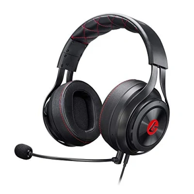 Imagen de LucidSound LS25BK Auriculares de diadema con cable, micrófono y sonido envolvente, licencia oficial para Xbox Serie X S One, funcionan PS4, PC, Mac, móviles, iOS Android