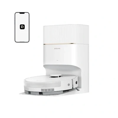 Imagen de DREAME D20 Pro Plus Robot Aspirador y Fregado 2 en 1, 13.000 Pa, Cepillo Doble para Pelo de Mascotas, Limpieza Esquinas, Vaciado, Navegación LDS, Esquiva con Láser, Suelos Duros/Alfombras, 5200 mAh