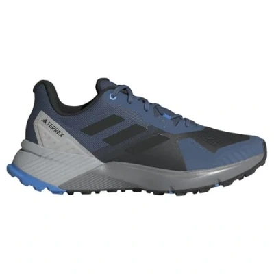 Imagen de adidas Terrex Soulstride Trail Running Shoes, Non Football Low Hombre, Wonder Steel/Core Black/Pulse Blue, 40 EU