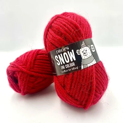 Imagen de Eskimo Mulitple colores Garnstudio DROPS Knitting Super Chunky 100% lana (8 rojo)