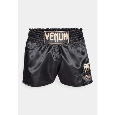 Imagen de Venum MUAY THAI Shorts Classic Pantalón corto de deporte, Hombre, Talla: XL, Black/gold