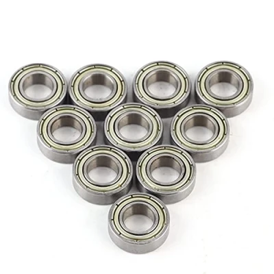 Imagen de 10Pcs 688ZZ 8 x 16 5 mm Rodamientos de Bolas Ranura Profunda en Miniatura Doble Blindado/Sellado Acero