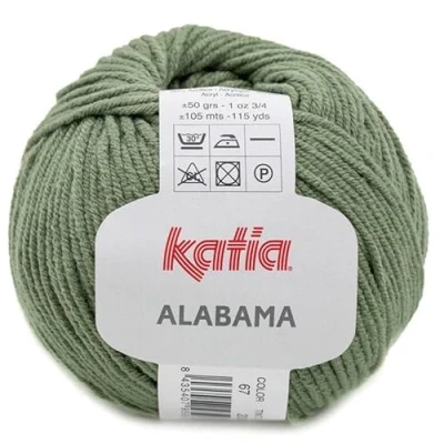 Imagen de Lanas Katia Alabama Ovillo de Color Caza Cod. 67
