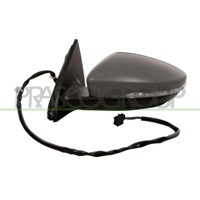 Imagen de Espejo retrovisor Prasco Premium VG0557304P izquierda cromado, imprimado eléctrico calefactable, asférico VOLKSWAGEN: Passat B7 Variant