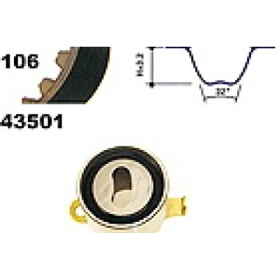 Imagen de MAPCO 23501 Kit de correa distribución 106 HONDA: CIVIC 6 Fastback, V Hatchback, 4 Hatchback