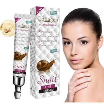 Imagen de Contorno de ojos,Hidratante Crema Ojos,Crema Reparadora Ojos para Círculos Oscuros,reduce las ojeras,puffiness,Adecuada Hombres y Mujeres(20ml)