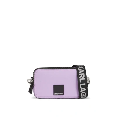 Imagen de Karl Lagerfeld Jeans BOX LOGO Camera BAG Unisex Bandolera, Talla: One Size, Lavendula