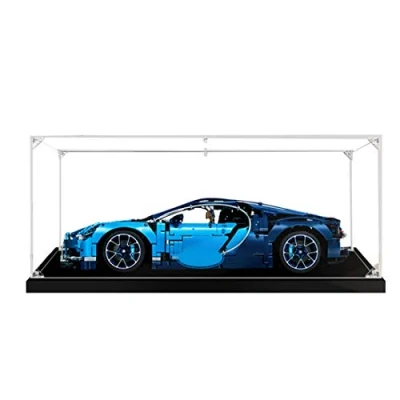 Imagen de MMOC Vitrina de acrílico para LG 42083 Technic Bugatti Chiron, Cubierta Cubierta, Resistente al Polvo, miniaturas, construcción maquetas (2 mm)