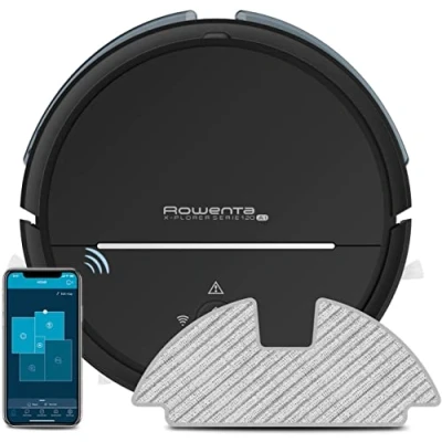 Imagen de Rowenta Aspirador robótico X plorer Serie 120 AI RR7875, navegación AI, Limpieza Manos Libres ultran, Datos protegidos, tecnología láser+cámara, batería de Larga duración