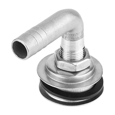 Imagen de Respiradero de Combustible para Bote, Tanque Gas Gases Montaje en Embarcación Acero Inoxidable a 90 Universal Manguera 5/8&quot;