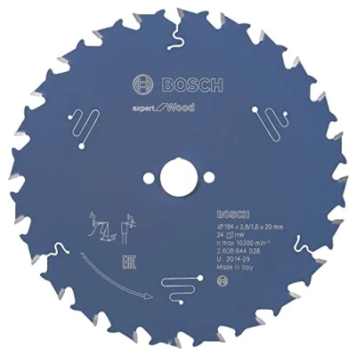 Imagen de BOSCH 2608644038 Disco de sierra circular CSB Expert madera: 184x20x24D
