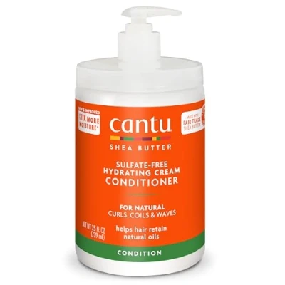 Imagen de Cantu acondicionador de crema hidratante sin sulfato, tamaño salón, 709 g.