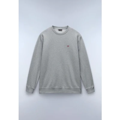 Imagen de Napapijri Balis CREW Sudadera, Hombre, Talla: Small, Medium grey melange