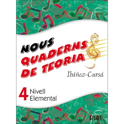 Imagen de Nous Quaderns de Teoria, Vol.4 Nivell Elemental (RM Teoria la musica)