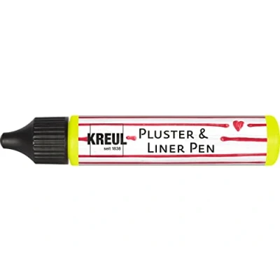 Imagen de KREUL Pluster &amp; Liner Pen Neon Light Rotulador Fluorescente (29 ml, luz Negra)