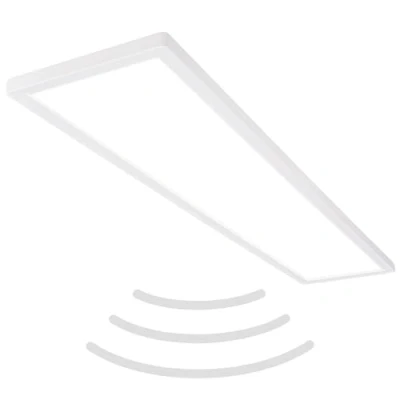 Imagen de Briloner Panel LED Move, sensor, 98 x 20 cm, IP44, plástico, blanco