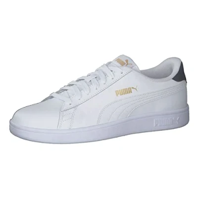 Imagen de Puma Smash V2 L, Zapatillas de Deporte Unisex adulto, White Peacoat Team Gold, 42.5 EU