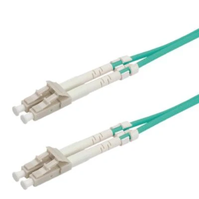 Imagen de Value Fibre Optic Jumper Cable, 50/125µm, Lc/lc, Om3, Turquoise 2 M Cables De Fibra Óptica