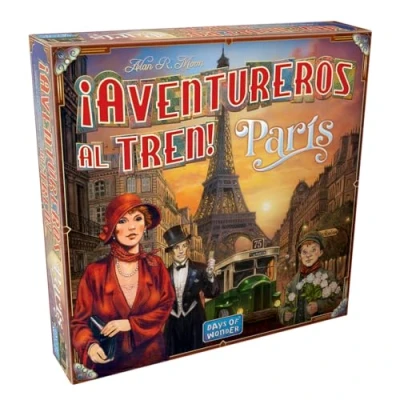 Imagen de Days of Wonder ¡Aventureros al Tren! Paris Juego De Mesa a Partir 8 Años 2 4 Jugadores 30 60 Minutos por Partida Español