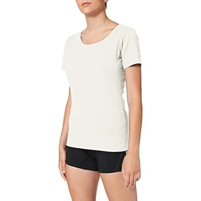 Imagen de Schöffel Camiseta para Mujer Verviers2, Funcional elástica y Transpirable, de Secado rápido, diseño Cloud Dancer, 44
