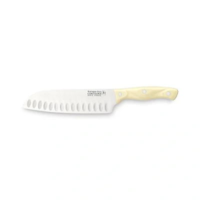 Imagen de Rockingham Forge Classic Contoura 8100 Series Cuchillo utilitario de hoja plana, acero inoxidable, Hueso, 7 pulgadas