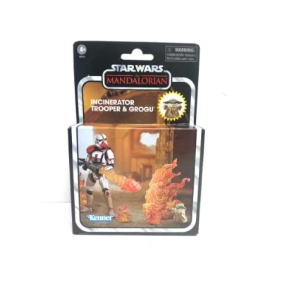 Imagen de Hasbro Star Wars The Vintage Collection Deluxe Incinerator Trooper &amp; Grogu