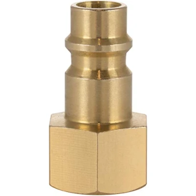 Imagen de Poppstar Boquilla conector compresor aire macho, diámetro nominal 7,2 mm con rosca interior de 1/4 pulgada para conexión comprimido