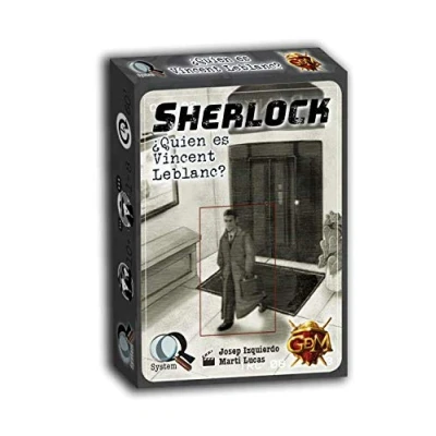 Imagen de GM Games Sherlock: ¿Quien es Vincent Leblanc Juego de investigación, Color Gris (GDM GDM2096)