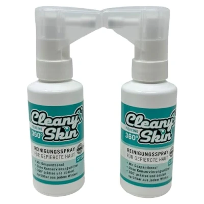 Imagen de Tattoo [INKgrafiX] Piercing INKgrafiX® CLEANY SKIN Spray profesional para piercings (2 x 50 ml, IG69115)
