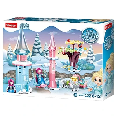 Imagen de Sluban Fairy Tales of Winter Snowfield Swing 135pcs, M38 B0895, multicolor