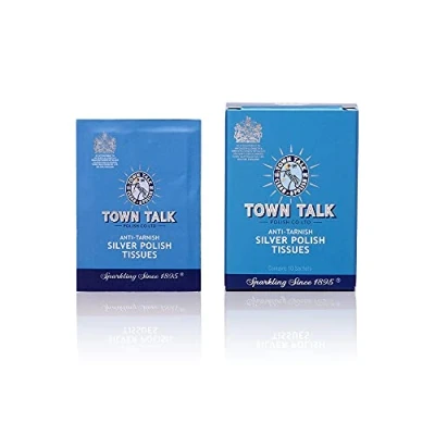 Imagen de Silver Polish Tissue Sachets (Box of 10) by Town Talk