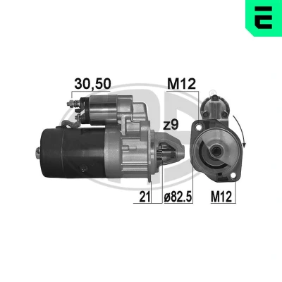 Imagen de ERA 220096A Motor de arranque 12V 2,2kW 9 30 50 83mm VOLKSWAGEN: LT 28 35 I Furgón, 40 55 Caja / Chasis, AUDI: A6 C4 Sedán, 100 Sedán