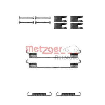 Imagen de METZGER 105 0814 Juego de accesorios, zapatas freno FORD: Tourneo Connect, Focus 2, Transit Connect Mk1 Furgón, PEUGEOT: Bipper Furgón