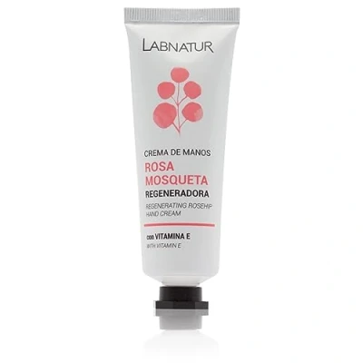 Imagen de Crema Manos Rosa Mosqueta 50ml. Enriquecida Con Vitamina E. Regenera, Repara y Nutre. de Uñas. Para Pieles Secas Agrietadas. Vegana.