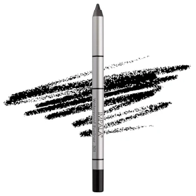 Imagen de IMPALA Lápiz de Ojos Waterproof Cremoso Color Negro 301 Contorno Definido o Efecto Ahumado Textura Densa y Cremosa Fácil Aplicar Brillante, Duradero Resistente al Agua