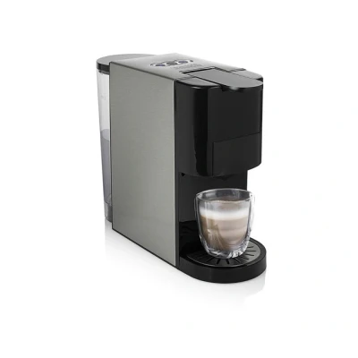 Imagen de Princess 249451 Máquina de café multicápsulas, adaptadores para cápsulas Nespresso, Dolce Gusto, Lavazza a Modo Mio, monodosis ESE y molido, 19 bares, depósito agua extraíble 800 ml, 1450 W